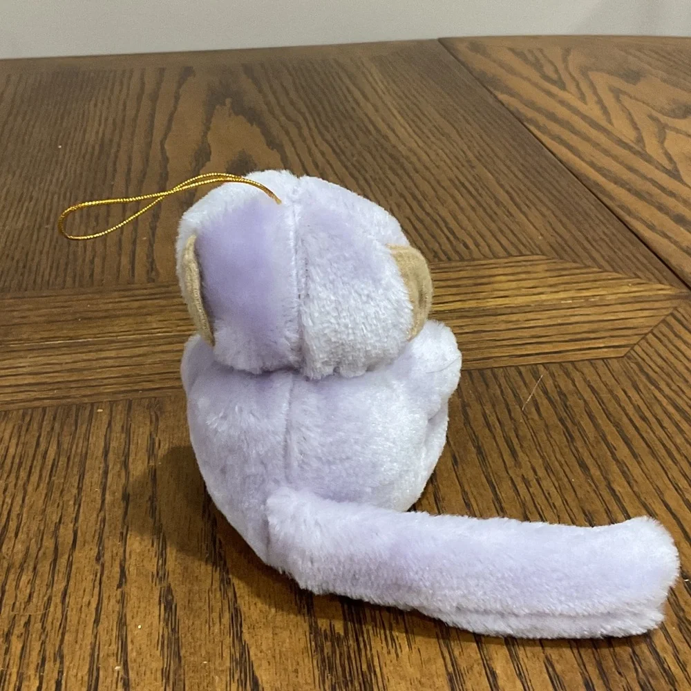 Ty Monkey Beanie Babies: Zodiac Monkey & Jungle + Lavender Rhode Island Ornament